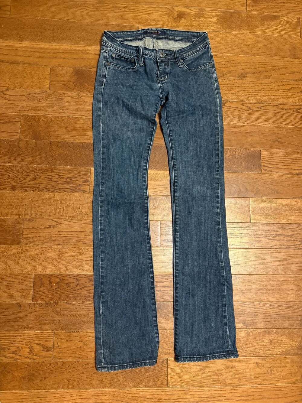 Forever 21 authentic early 2000’s Y2K Rhinestone m Low Rise Bootcut Jeans